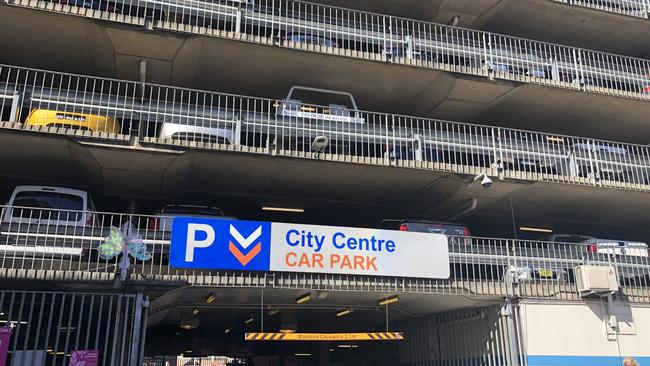 The City Centre carpark at Horwood Place Parramatta will be demolished for the underground station.