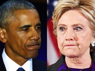 Barack Obama and Hillary Clinton