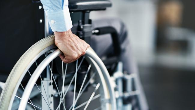 A Territory man has been told by police he cannot use an attachment to make his wheelchair motorised because it goes too fast