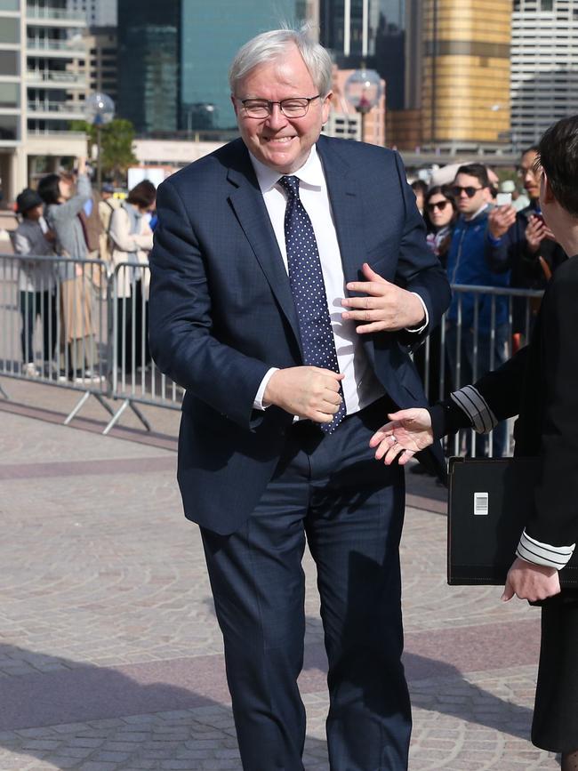 Former prime minister Kevin Rudd. Picture: David Swift.