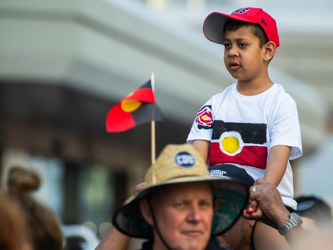 NAIDOC march, 2024. The theme this year is 'Keep the fire burning: Blak, loud and proud'. Picture: Pema Tamang Pakhrin