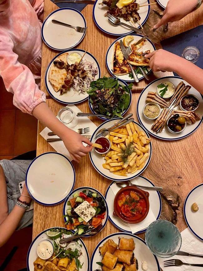 A selection of dishes from Eleni's restaurant at Mallee Estate, Renmark.