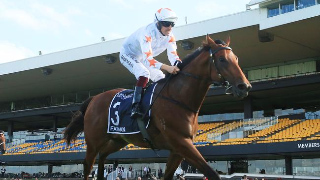 Farnan didn’t need a crowd to put on a show at Rosehill Gardens. Picture: Getty Images