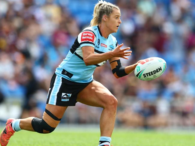 Tayla Preston is key to the Sharks’ finals hopes. Picture: Chris Hyde/Getty Images