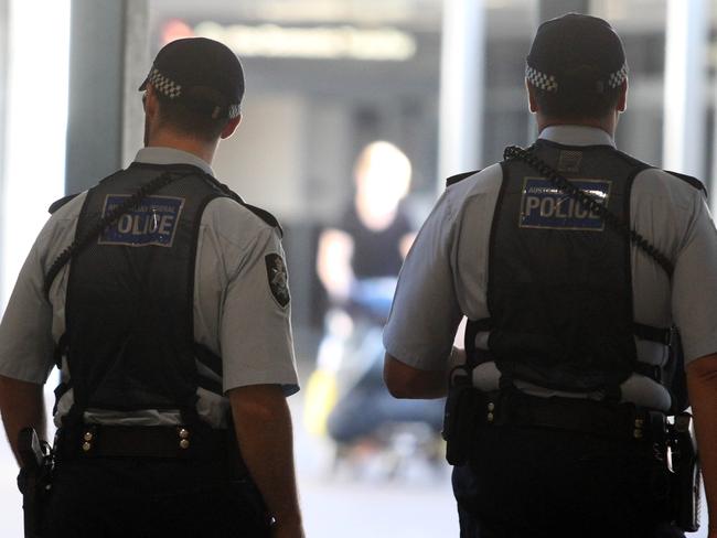 Generic images of Australian Federal Police at Sydney International Airport. Picture: Supplied.