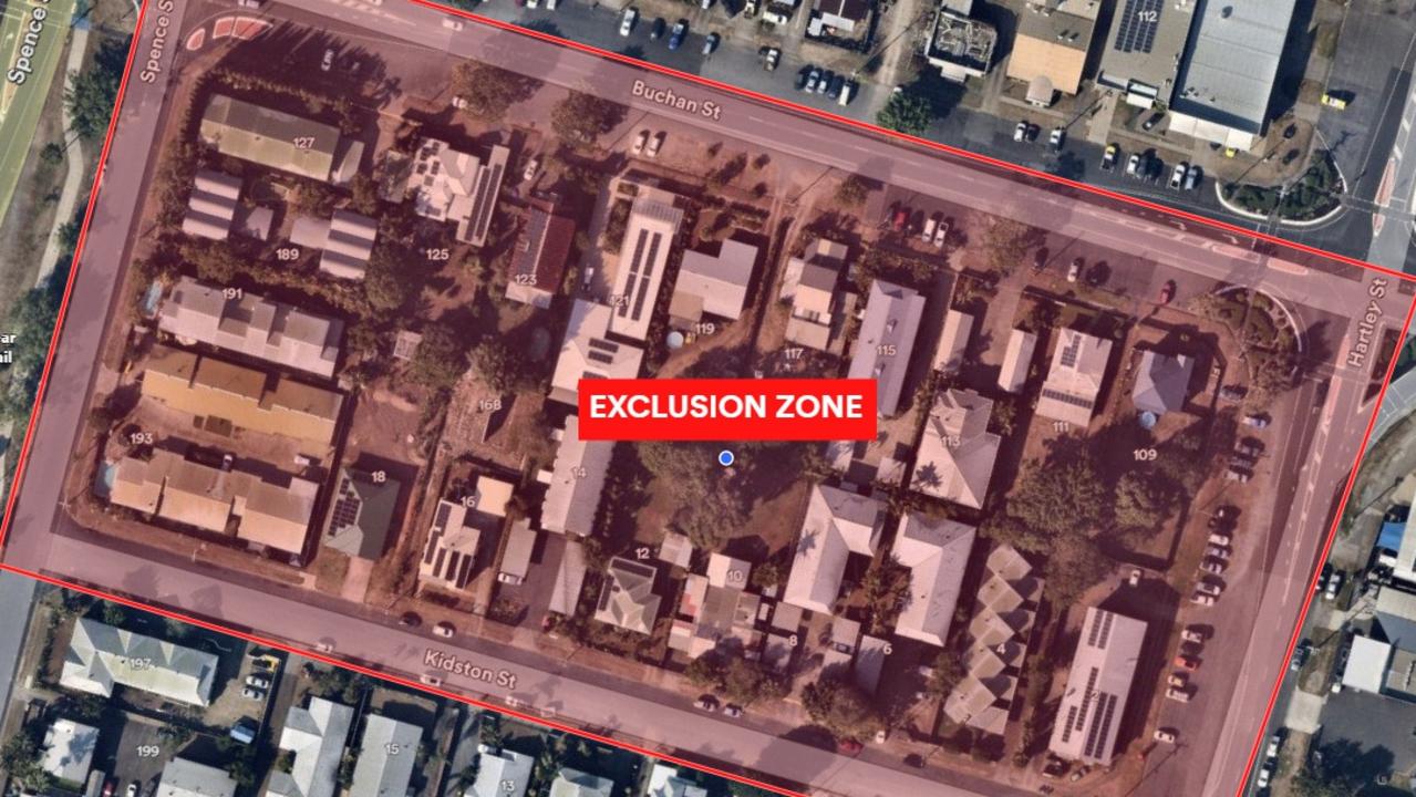 Cairns police enacted an exclusion zone in Bungalow on Friday morning, just a day after an exclusion zone brought Edge Hill to a standstill for an unrelated incident. Picture: Supplied.