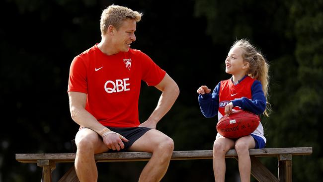 Isaac Heeney has Sydney fans young and old. Picture: Phil Hillyard