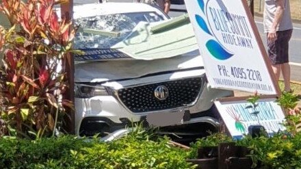 A man has died after being struck by a vehicle on the intersection of Curtain Fig Tree Road and Kehoe Place on the Gillies Range Road, shortly after 1 pm Thursday October 31. Picture: Supplied.