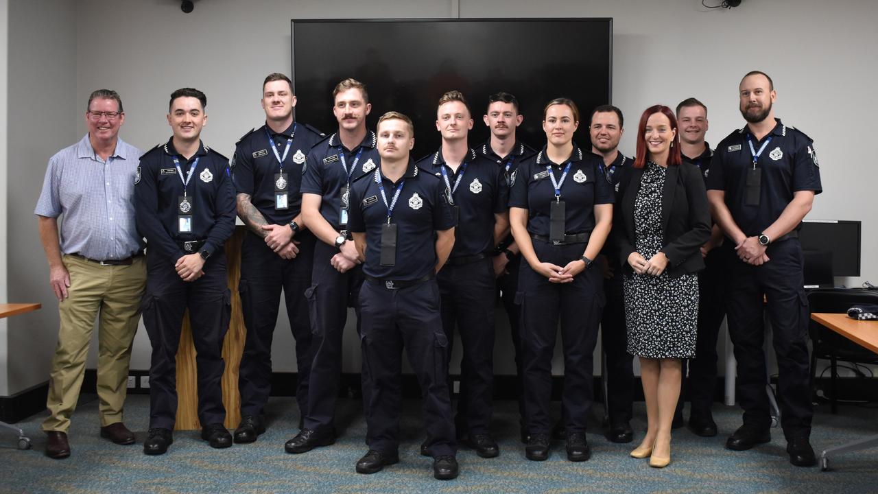 12 new first year constables have had their first day on the beat and will be stationed across Rockhampton and Yeppoon.