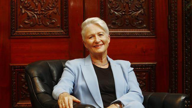 Former member for Wentworth and Current Sydney City Councillor Kerryn Phelps in her office at Sydney Town Hall. Picture: John Appleyard