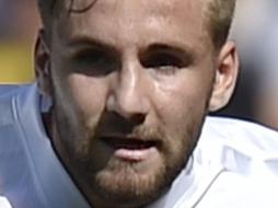 FILE - This is a Tuesday, June 24, 2014 file photo of England's Luke Shaw as he controls the ball over Costa Rica's Yeltsin Tejeda during the group D World Cup soccer match between Costa Rica and England at the Mineirao Stadium in Belo Horizonte, Brazil. Manchester United on Friday June 27, 2014 made teenage defender Luke Shaw its second signing in two days as the club spends heavily to strengthen the squad following its worst Premier League campaign. The 18-year-old left back joined United from Southampton on a X-year deal on Friday straight after returning from his first World Cup with England. (AP Photo/Martin Meissner, File)