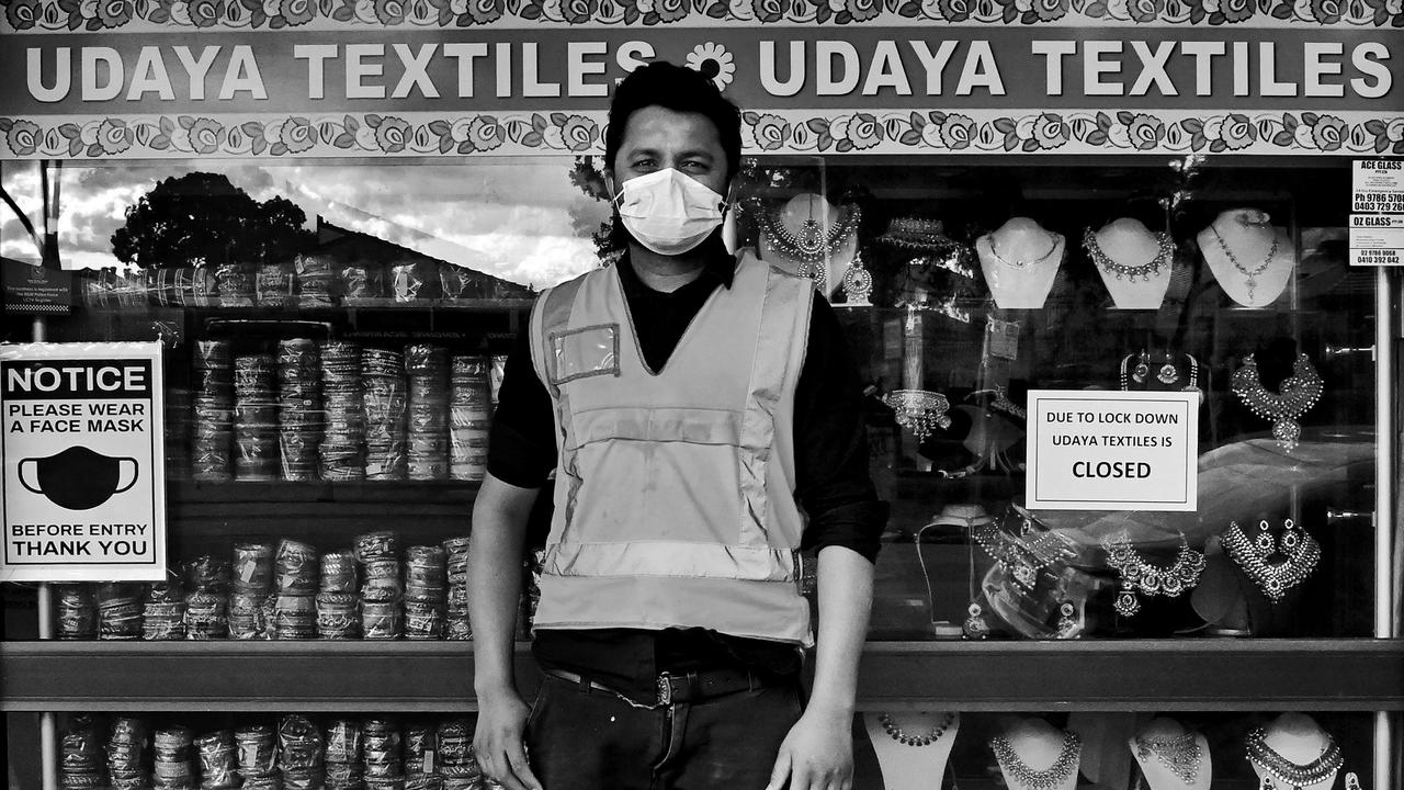 Neeraj Srivastiva owns Udaya Textiles, Udaya Supermarket and Udaya Spices at Station St Wentworthville. Picture: Jeremy Piper