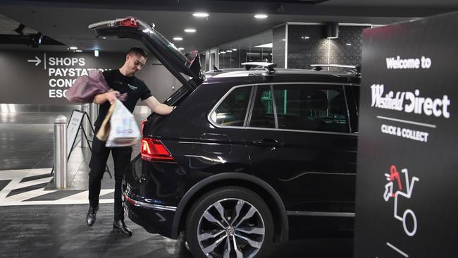 Westfield now offers a contactless delivery shopping service.