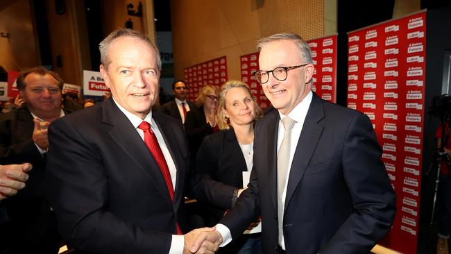 Mr Albanese’s performance has fallen to a record low of minus 14 per cent - the worst for an opposition leader since Bill Shorten in May 2019 prior to the last election. Picture: Toby Zerna