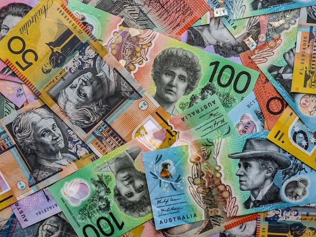 AUSTRALIA - NewsWire Photos - General view editorial generic stock photo image of Australian cash money currency. Picture: NewsWire / Nicholas Eagar