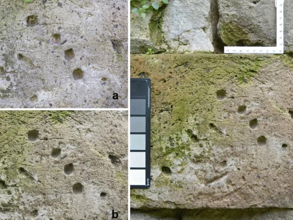 Pompeii's ancient scars. Picture: A. Rossi et al, University of Campania