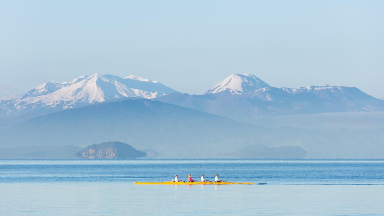 The volcanic alert level has been raised at Lake Taupo in New Zealand. Picture: Barekiwi / Destination Great Lake Taupo
