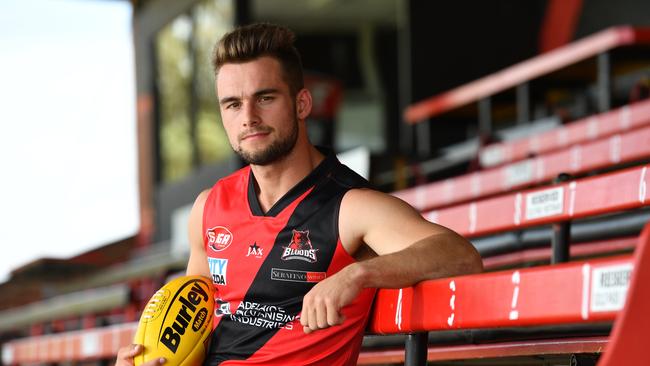 Essendon has given Will Snelling an AFL lifeline after he was delisted by Port Adelaide last year before returning to his junior club West Adelaide. Picture: AAP/ Keryn Stevens