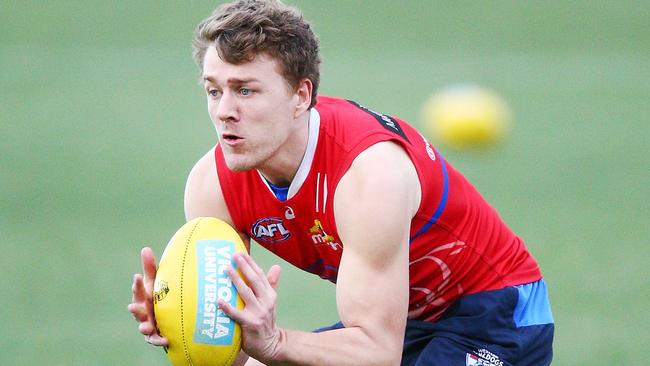 Jack Macrae at Western Bulldogs training.