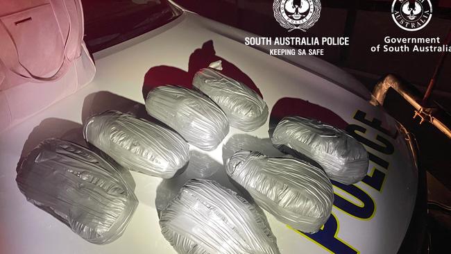 Traffic stop leads to Port Augusta drug haul. Picture: SA Police