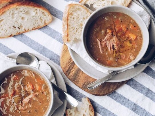 Bacon Hock and Vegetable Soup