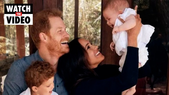 Prince Harry and Meghan Markle share first picture of Lilibet in Christmas card