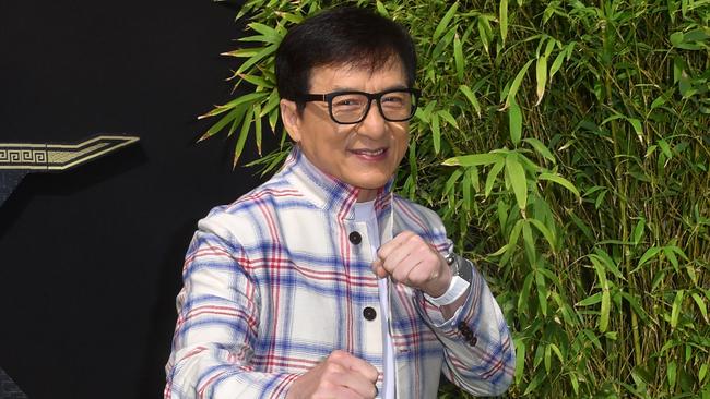 Jackie Chan at the premiere of the Lego Ninjago Movie in Los Angeles, California. Picture: Frederic J. Brown/AFP