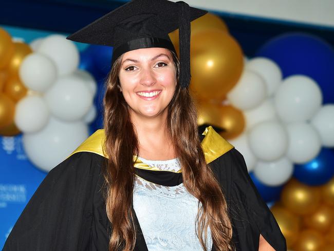 Lauren LaMonica. JCU graduation ceremony for College of Public Health, Medical and Veterinary Sciences and College of Medicine and Dentistry. Picture: Shae Beplate.