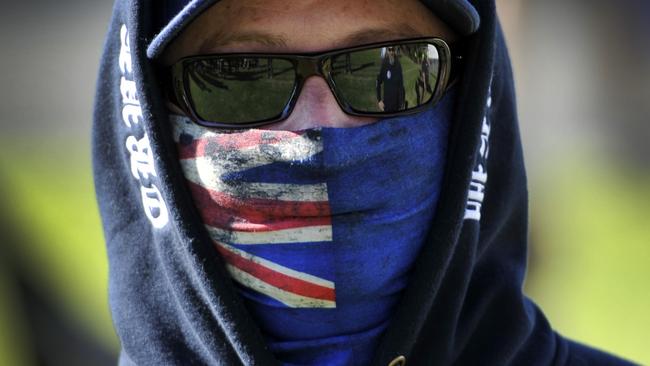 The Reclaim Australia Rally in West Perth.