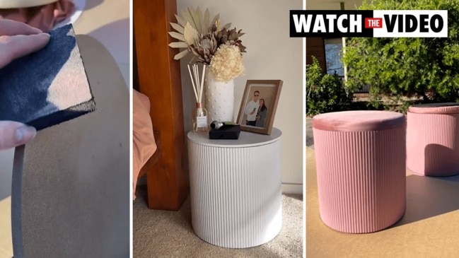 Kmart shop pink ottoman