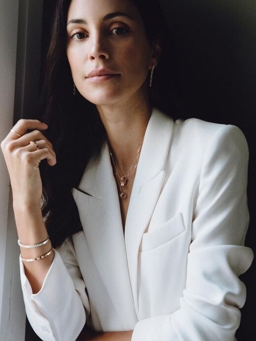 Alessandra in a chic Chaumet white blazer. Picture: Instagram.