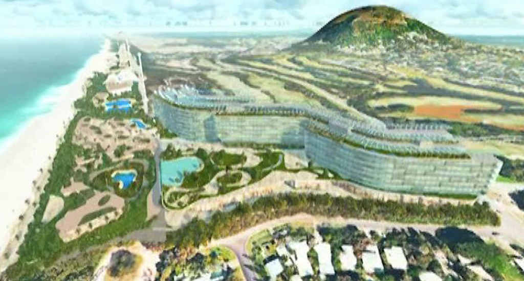 DREAM TIME: Three more design concepts for Clive Palmer’s resort redevelopment at Yaroomba. The closeness to the beach is expected to raise plenty of objections from residents and environmental groups. Picture: CONTRIBUTED