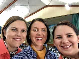 BIEDO CEO Kristy Frahm, Northern AgriServices representative Jess Bargenquast and BIEDO representative Sarah Aberdein. Picture: Contributed