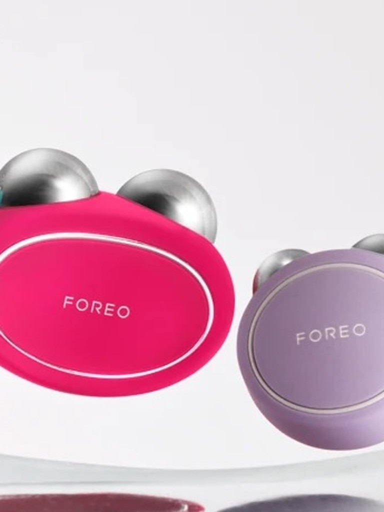 These small but mighty devices are the key to a sculpted face. Picture: FOREO.