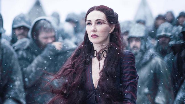 Carice van Houten as Melisandre in <i>Game of Thrones</i>. Picture: supplied