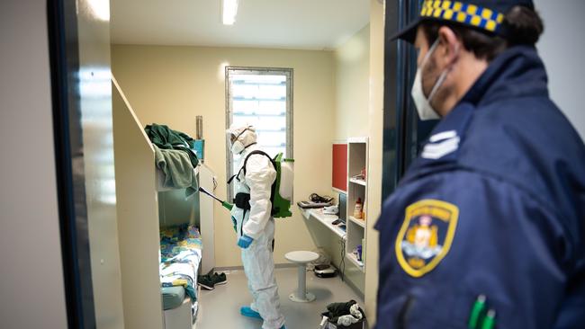 Frontline staff at Sydney’s Silverwater Prison are teaching inmates forensic cleaning skills as an additional measure to help keep COVID-19 outside prison walls.