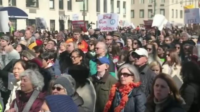 March For Our Lives Protesters Chant 'Vote Them Out' in NYC