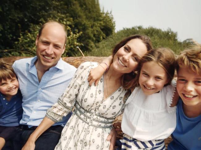 The Wales’ released the candid video along with a message from Kate. Picture: @KensingtonRoyal on X