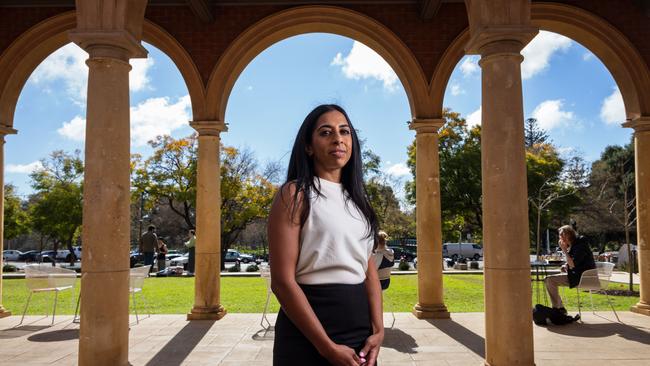 Joanna Howe at The University of Adelaide. Picture Matt Turner.