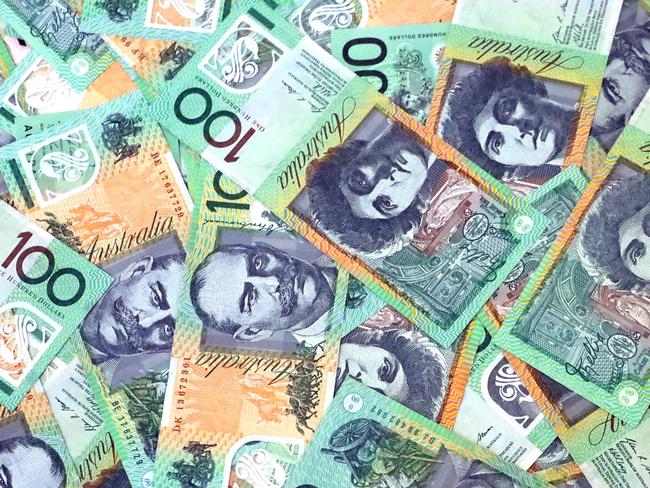 FEDERAL BUDGET 2024: AUSTRALIA - NewsWire Photos - General view editorial generic stock photo of Australian cash money currency. Picture: NCA NewsWire / Nicholas Eagar