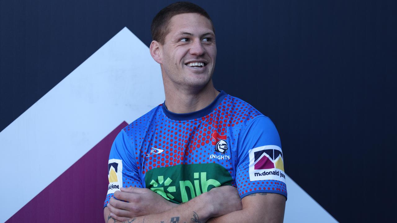 Kalyn Ponga will play his 100th game for the club on Friday, but his coach says his best is yet to come. Picture: Scott Gardiner/Getty Images