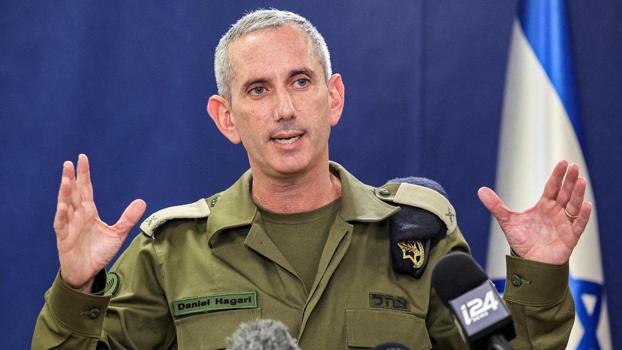 IDF spokesman Daniel Hagari. Picture: Gil Cohen-Magen/AFP