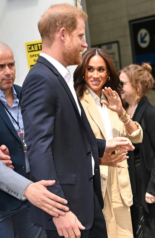 Harry and wife Meghan Markle share two children. Picture: James Devaney/GC Images