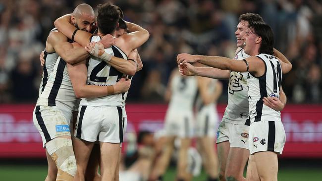 The Blues celebrate. Picture: Getty Images