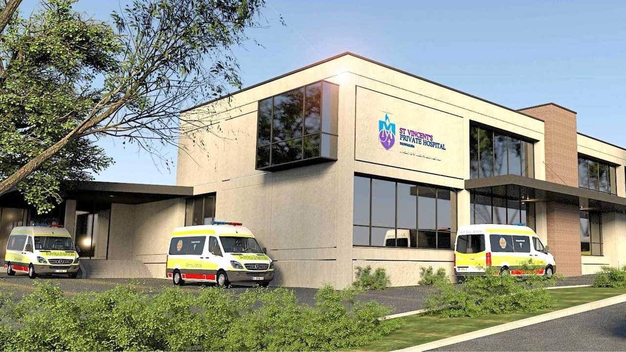 PLANS APPROVED: Concept art of the new emergency and radiology departments put forward by St Vincent's Private Hospital. Picture: Pulse Architecture