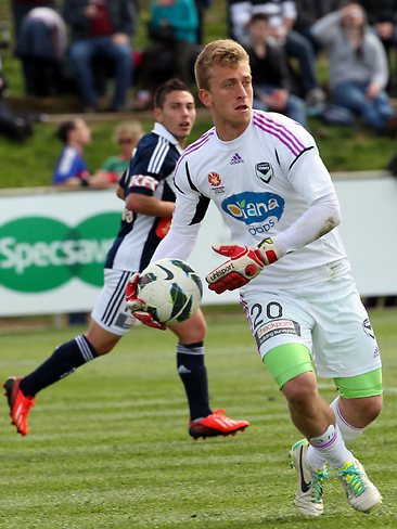 <p>Tasmania v Melbourne Victory. Picture: Kim Eiszele</p>