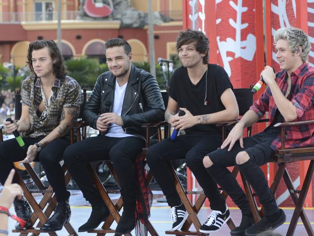 One Direction performs for the 'Today Show' at Universal Orlando in Florida on the day their newest album "Four" debuts at #1. Pictured: Harry Styles, Liam Payne, Louis Tomlinson and Niall Horan Ref: SPL890518 171114 Picture by: Derek Storm / Splash News Splash News and Pictures Los Angeles: 310-821-2666 New York: 212-619-2666 London: 870-934-2666 photodesk@splashnews.com