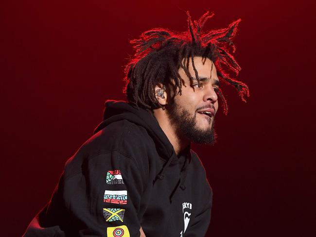 Franklin is currently listening to rapper J. Cole’s new album. Picture: AFP/ Angela Weiss