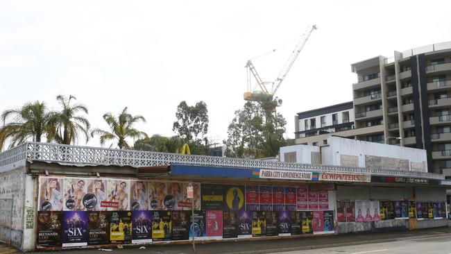 The abandoned shops at McDonald’s have been labelled an eyesore. Picture: John Appleyard