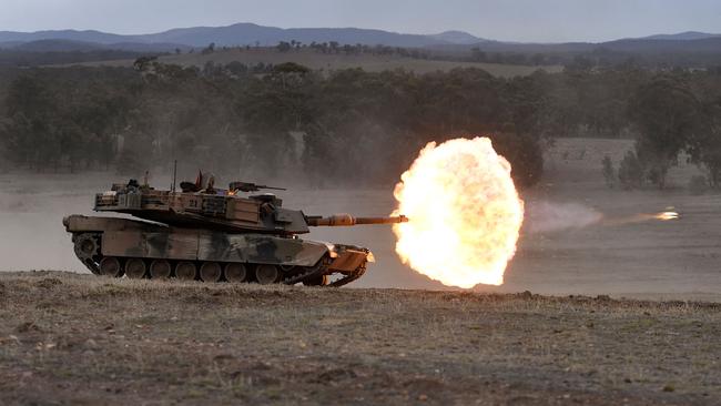 An Australian Abrams tank. Picture: AFP.